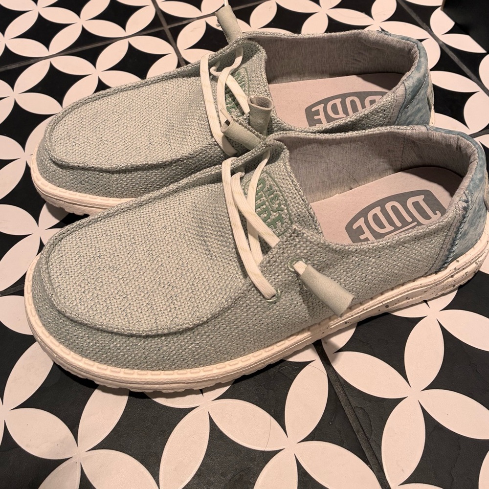 Hey Dude Light Gray Slip-On Shoes